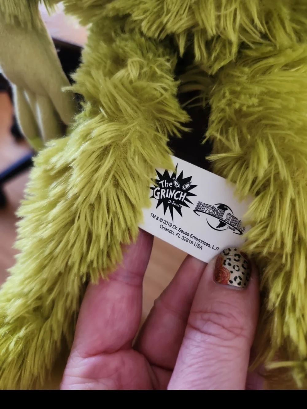 Universal Studios Grinch Plush 19